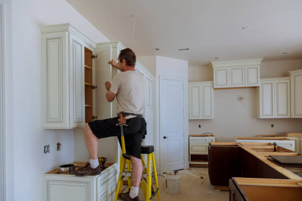 Open concept kitchen conversion in Pineville by JMT Kitchen Cabinet